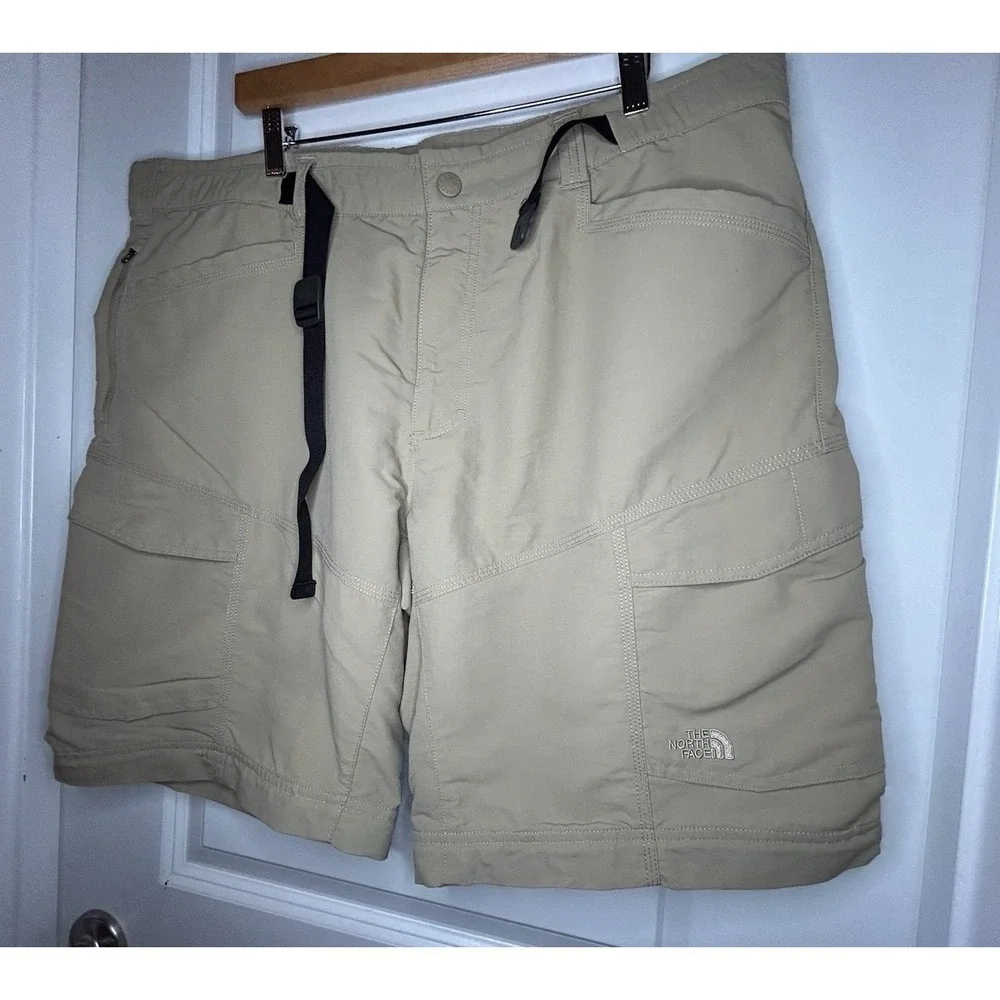 Vintage 90's Y2k The North Face Tan Breathable‎ Hiking Outdoor Shorts Mens XXL